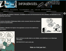 Tablet Screenshot of inforservices.fr